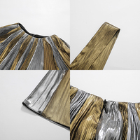 Nouvelle Robe Longue Élégante Unie pour Femme, Col Rond, Manches Cape, Ceinture à la Taille, Style Vintage de Luxe, pour Gala, Soirée Formelle et Fête, Vente en Gros