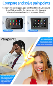 วิทยุสเตอริโอติด GPS ในตัวขนาด5นิ้วแบบพกพาพร้อมระบบแอนดรอยด์ออโต้ลินุกซ์ USB - Product Image 5