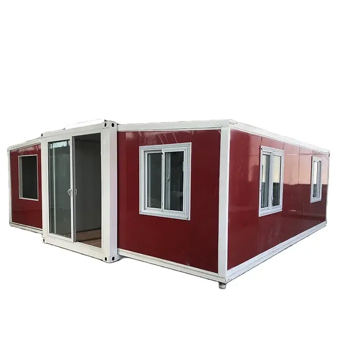 Casa pré-fabricada móvel para exterior, sauna simples, casa moderna de contêiner, casas móveis