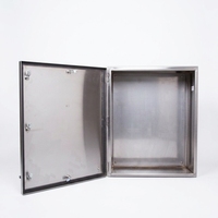 Boîte de distribution électrique verrouillable IP66, boîtier d'instrumentation étanche à porte simple en acier laminé à froid