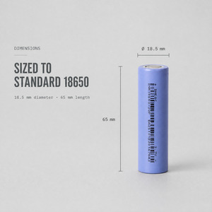 Cellule cylindrique lithium-ion rechargeable 18650 2000mAh haute décharge 3.7V INR18650-20P, sortie stable pour outils électriques - Product Image 5