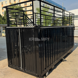 บ้านตู้คอนเทนเนอร์สำเร็จรูปทันสมัย โครงสร้างเหล็ก สำหรับร้านอาหารฟาสต์ฟู้ด ร้านกาแฟ บาร์เคลื่อนที่ ร้านอาหาร - แข็งแรงทนทาน - Product Image 5