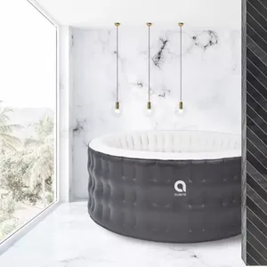 Modelo masaje jacuzzi spa inflable temperatura ajustable hacer burbuja 2 Persona bañera perezoso bañera caliente