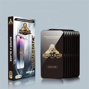 Anti Static Dustproof Mobile Phone ESD 9H Tempered Glass <b>Screen</b> <b>Protector</b> for Phone <b>11</b> 12 13 14 15 16 - Product Image 1