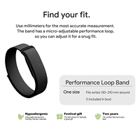 Bracelet de fitness sans écran en nylon respirant et doux Google Phoebe Air, compatible Google Fit pour Fitbit Air