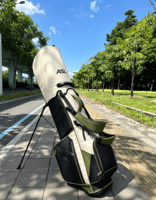 Sac de golf ASL entièrement personnalisé avec 14 séparateurs, en cuir PU imperméable, léger, avec logo personnalisé, pour hommes et femmes, faible MOQ