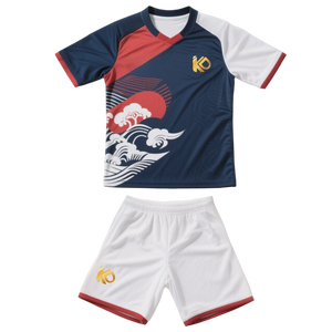 Maillot de <span class=keywords><strong>football</strong></span> personnalisé pour garçon, style <span class=keywords><strong>manga</strong></span> japonais, kit de <span class=keywords><strong>football</strong></span> sublimé, uniforme sportif personnalisé pour jeunes, cadeau pour jeunes athlètes - Product Image 2