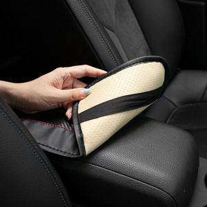 Alfombrilla de cuero para reposabrazos de coche, 32,5x19cm, almohadilla protectora antideslizante, cubierta de almacenamiento para consola central, accesorios interiores para coche - Product Image 1