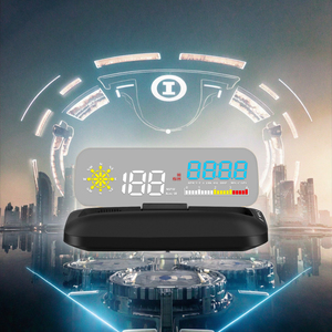 Affichage tête haute LCD pour voiture 2026 HUD <span class=keywords><strong>C5</strong></span> Navigation Miroir Electronique automobile Multi-alarmes <span class=keywords><strong>Compteur</strong></span> <span class=keywords><strong>de</strong></span> <span class=keywords><strong>vitesse</strong></span> OBD2 GPS HUD - Product Image 1
