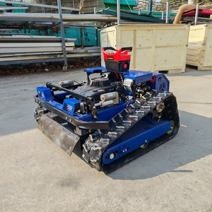 High Quality Industrial Cordless Self-Propelled <strong>Lawn</strong> <strong>Mower</strong> 4-Stroke Crawler Remote Control Grass Cutting Machine DIY 125cc 1200W - Product Image 2