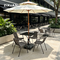 Chaise en Plastique Moderne pour Patio et Balcon, Corde en Rotin, Chaise de Salle à Manger de Jardin, Prix Bas, Vente en Gros, Chaises en Plastique Empilables d'Extérieur