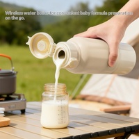 Chauffe-biberon rechargeable à conception séparée en acier inoxydable 100W, tasse chauffante à température constante pour lait, portable, fourniture OEM
