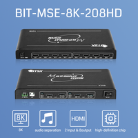 Contrôleur de mur vidéo Bitvisus BIT-MSE-8K-208HD 8K, carte PCB 4 couches, antistatique 16KV, multi-écrans 24/7 pour séparateur vidéo