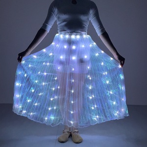 Nouvelle Conception, Jupe Lumineuse LED à Télécommande, Costumes de Danse du Ventre, Robe de Scène pour Mariage, Accessoires de Fête en Club pour Femmes - Product Image 1