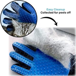 Popular Hot Items Sustainable Durable Cloth+TPR Grooming <b>Pet</b> Cleaning Gloves with Best Services - Product Image 4