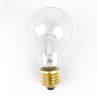 Ampoule marine incandescente HoneyFly A60/A19 E27/B22 24V/220V 60W dimmable, anti-sismique, avec base en cuivre transparente pour éclairage de mât