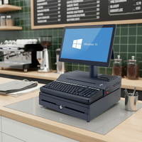 Sistem Kasir RUINAI RN-B14 POS Keyboard Kotak Uang Printer Struk-Android/Windows Wi-Fi 6 Layar 15.6" 2GB RAM