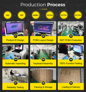 Tùy Chỉnh Văn Phòng Ergonomic Phong Cách RGB Backlit Có Dây USB 3.0 Chơi Game Cơ Khí Bàn Phím Cho Máy Tính Để Bàn - Product Image 6