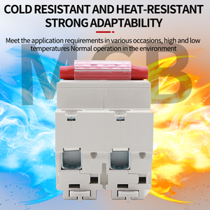 Фотоэлектрический выключатель постоянного тока mcb воздушный выключатель DZ47-125DC 2P125A протектор батареи 500V 1000V Solar - Product Image 2