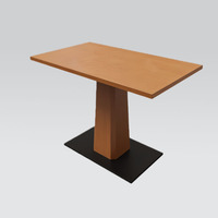 Ensemble de table et chaises commerciales en bois massif de style nordique pour café, salon de thé et espaces de négociation