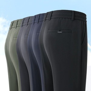 Pantalons en gros de haute qualité, pantalons chino longs droits pour hommes, pantalons décontractés personnalisés, pantalons noirs pour hommes, vente en gros en Chine - Product Image 4