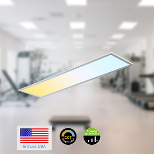 โรมานโซ 130Lm/W ETL CETL 1X4 ฟุต 40W 120 องศา CCT ปรับค่าวัตต์ได้ รับประกัน 5 ปี โครงอะลูมิเนียม ไฟ LED แผงเพดาน - Product Image 1