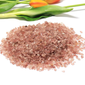 Graviers de fraise naturels Offres Spéciales copeaux de cristal polis pierres dégringolées de guérison graviers pour la décoration Fengshui - Product Image 3