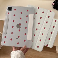 Étui de protection magnétique tendance pour tablette iPhone iPad 11 Pro, design nœud, housse pliable, mode quotidienne, mignon