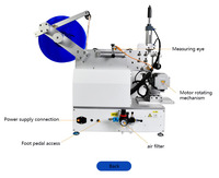 Autocollant pour bocal en verre, machine d'étiquetage carrée pour détergent de savon, de bouteille d'eau, de briquet