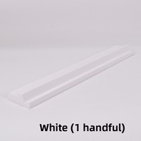 En stock : Base de dominos en bois massif blanc, style américain moderne et minimaliste, avec poussoir pour mahjong