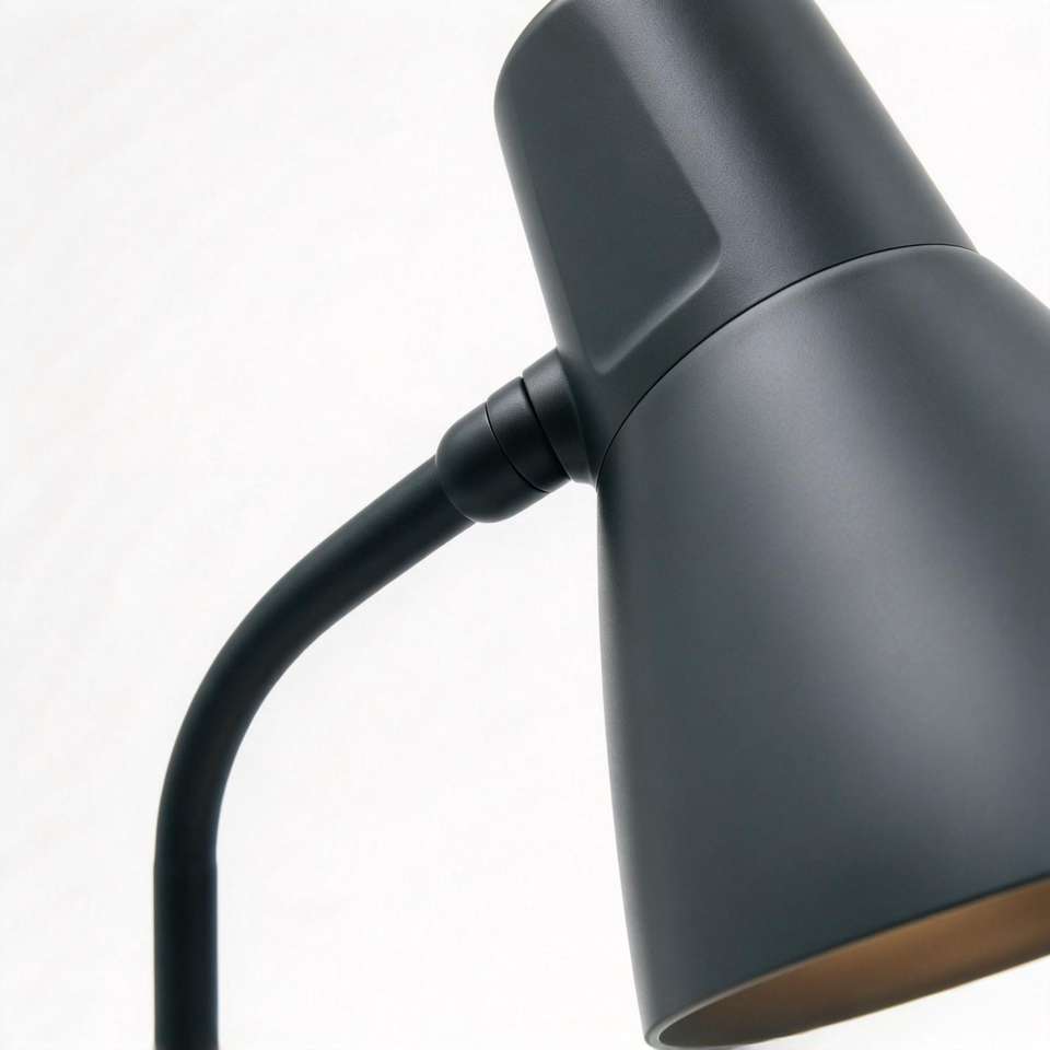 Modern Simple E27 Desk Lamp, Flexible Gooseneck Table Lamp with Wooden ...