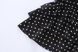 Articles les plus vendus : Robe décontractée sans manches pour enfants, imprimée à pois, style jupe gâteau, pour fêtes, vente en gros Chine - Product Image 6