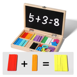 Caja aritmética a juego Digital de madera, juguetes, nuevo diseño, palos de conteo, juguetes educativos de matemáticas, pizarra de madera, dibujo <span class=keywords><strong>Yoy</strong></span> - Product Image 2