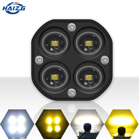 HAIZG-Projecteur LED antibrouillard à double couleur de 3 pouces, haute puissance, 120W, pour pare-chocs, cube, faisceau ponctuel, tout-terrain, 4x4