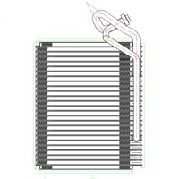 El aire acondicionado automático parte el evaporador de CA para NISSAN Urvan 1999-2006/CARAVAN 1999-2006 UAC EV 939966PFC