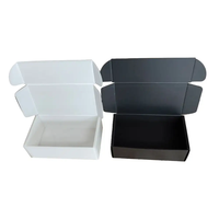 Boîtes de rangement pour dossiers en polypropylène (PP) cannelé pour la maison - Bacs d'archives pour la collecte de documents - Prêts à l'impression et écologiques