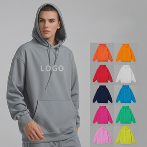 Casual Hoodies Custom 50 Cotton 50 Polyester Silk Screen Printing Unisex High Quality Hoodies