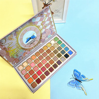 Palette de fards à paupières nacrés mats hautement pigmentés, 50 couleurs, motif montre, imperméable, haute qualité, best-seller