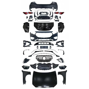 Le kit de carrosserie de pièces automobiles est disponible pour Mercedes Benz <span class=keywords><strong>W213</strong></span> modifié W214 <span class=keywords><strong>AMG</strong></span> <span class=keywords><strong>E53</strong></span> Kit de carrosserie de montage sans perte capot de pare-chocs - Product Image 6