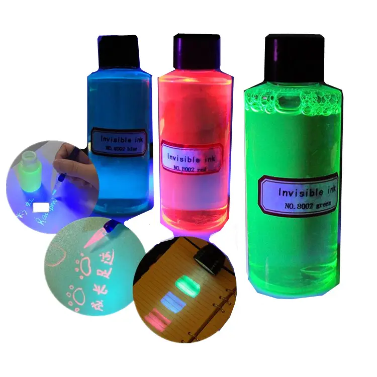 Hochwertiger unsichtbarer UV-Tinten stempel Magnetische unsichtbare Tinte & UV-Stift tinte & verschwindende Tinte Infrarot-unsichtbare Tinte