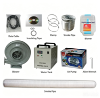 Máquina de Grabado y Corte Láser de CO2 de 60W de Buena Calidad 460, Grabador Láser con Sistema de Control DSP y Software LightBurn