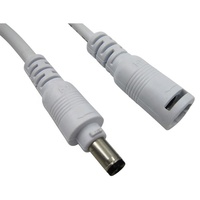 Adaptateur d'alimentation à verrouillage rapide DC Premium M13 pour bandes lumineuses LED, 60V, 5,5*2,1/5,5*2,5 mm, assurant des connexions fiables