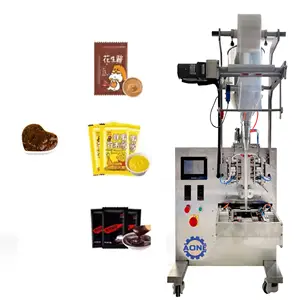 Offres Spéciales Chine Machine à emballer la pâte de tomate Équipement de remplissage de forme verticale Machine d'emballage alimentaire liquide