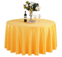 Nappe de table ronde personnalisée en gros de haute qualité Nappe décorative pour événement de mariage hôtel restaurant