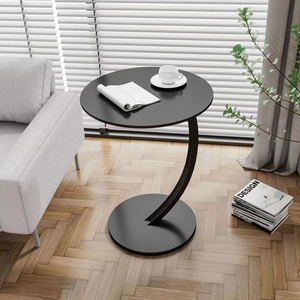 Mesa de Centro Portátil moderna, sofá pequeño de MDF, mesa auxiliar para sofá, mesita de noche o mesa auxiliar para aperitivos, muebles de sala de estar - Product Image 5