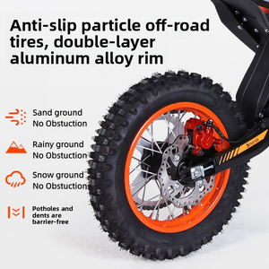Vélo Tout-Terrain Électrique OEM/ODM en Gros avec Moteur Moyeu 1000/2000/3000W 48V, Double Suspension, Longue Autonomie, Pneus Antidérapants pour Ados et Montagne - Product Image 5