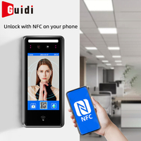 Guidi Akıllı Yüz Tanıma Erişim Kontrol Terminali IP65 Su Geçirmez RFID NFC Mobil Uygulama Devam Takip Sistemi OEM Fabrikası