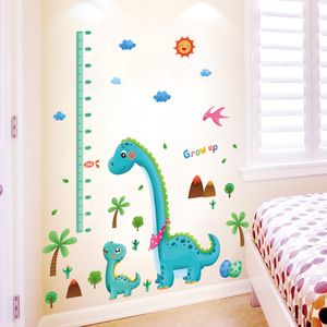 Autocollant mural de <span class=keywords><strong>chambre</strong></span> de bébé mesure de hauteur de <span class=keywords><strong>dinosaure</strong></span> de dessin animé - Product Image 2