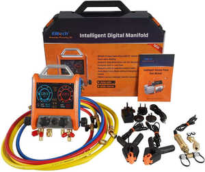Manómetro <span class=keywords><strong>Digital</strong></span> <span class=keywords><strong>Elitech</strong></span> EMG-40V para Detección de Fugas, Pruebas de Vacío y Servicio de HVAC/R - Product Image 1