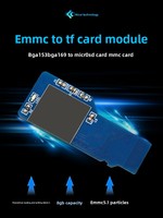 Modul EMMC Universal ke Kartu TF BGA153/BGA169 untuk Kartu MMC